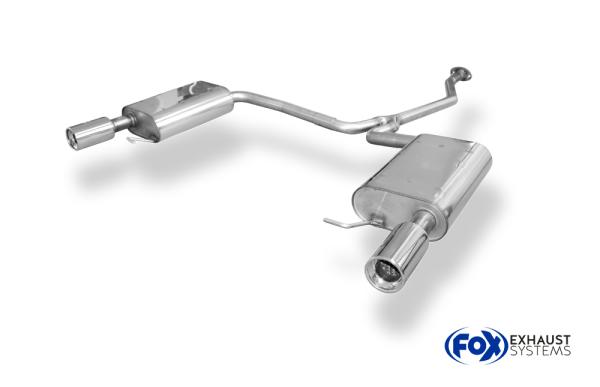 Endschalldämpfer rechts/links - 1x90 Typ 13 rechts/links passend für: Mazda 6 GH Benzin